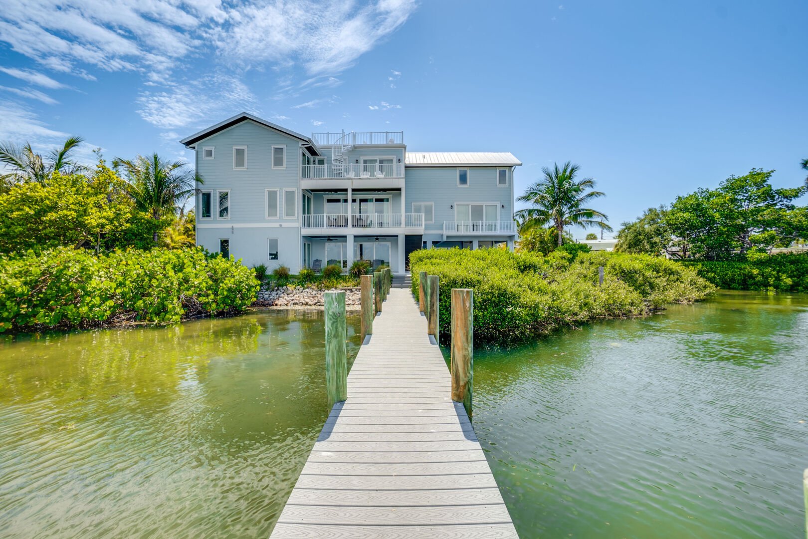 anna maria vacation rental with dock